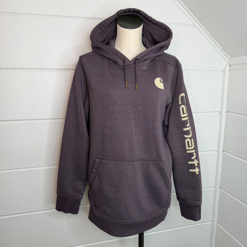 Carhartt 1X 16/18 Relaxed Fit Logo Sleeve Hoodie Purple‎